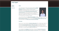 Desktop Screenshot of andyfugard.info