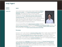 Tablet Screenshot of andyfugard.info